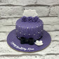 Purple Quilt Design Cake - Creme Castle