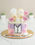 BTS Drip Design Cake