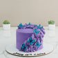 Purple Butterfly Cake Design - Creme Castle