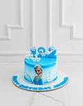 Frozen Shaded Design Cake