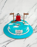 Flight Travel Design Cake