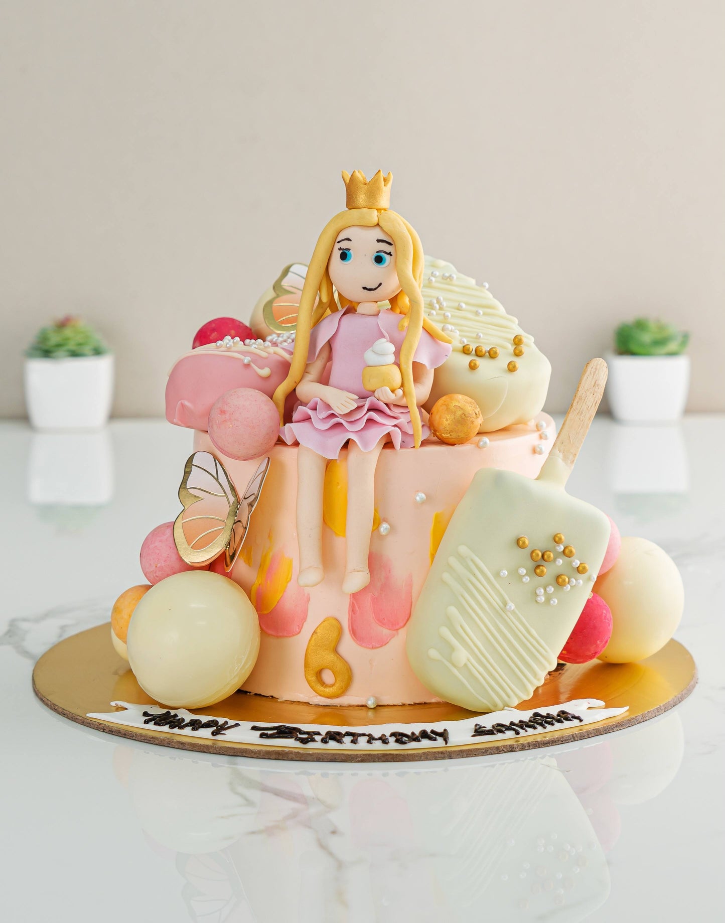 Princess Girl Theme Cake by Creme Castle