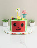 Cocomelon Rainbow Design Cake