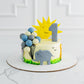 Elephant Cake with Sun by Creme Castle