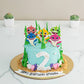 Baby Shark Theme Cake in Cream by Creme Castle