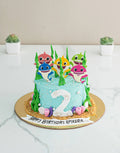 Baby Shark Creamy Design Cake