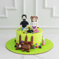 Dad and Daughter Theme Cake by Creme Castle