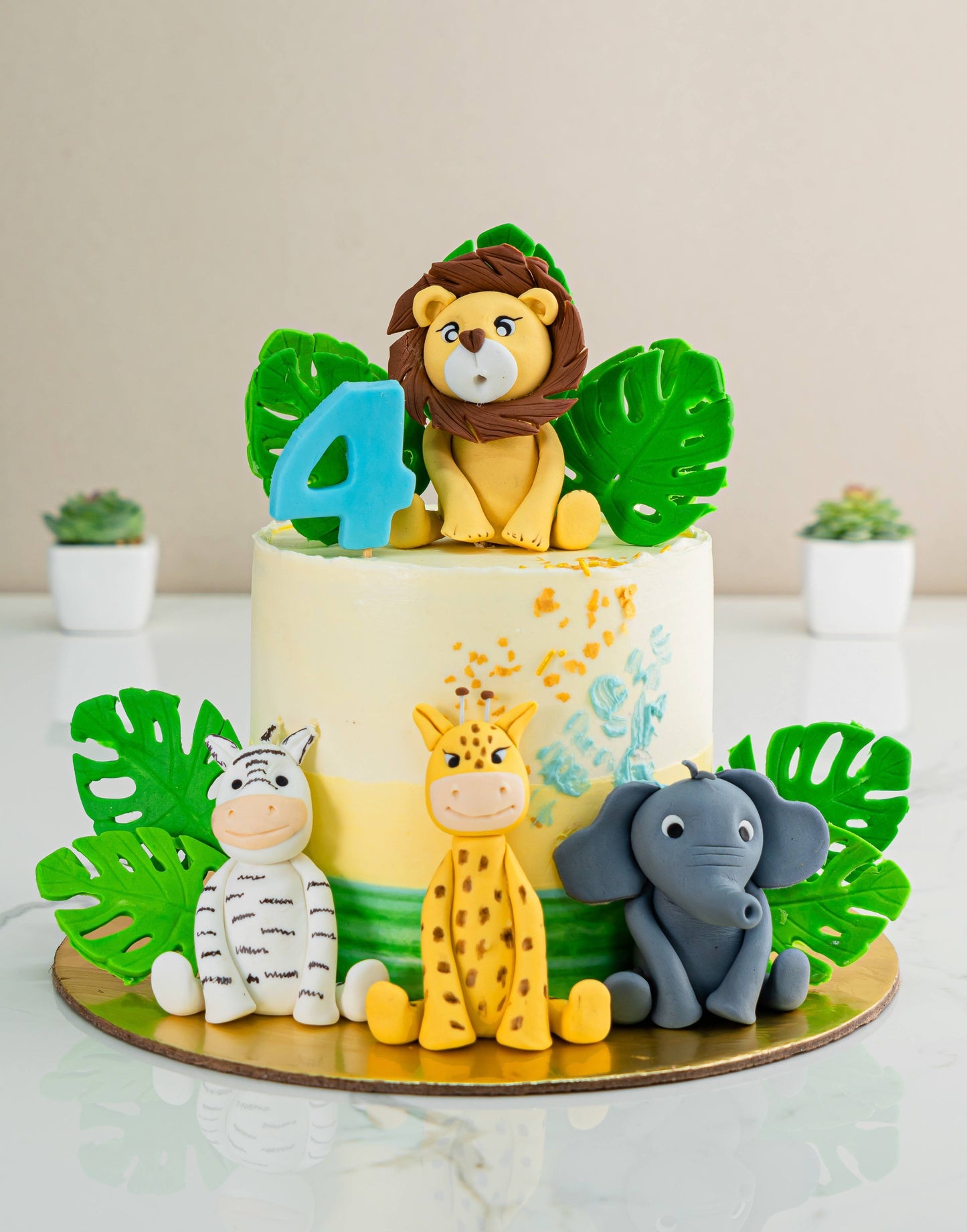 Animal Party Cake - Creme Castle