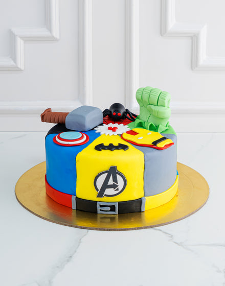 Marvel DC Cake