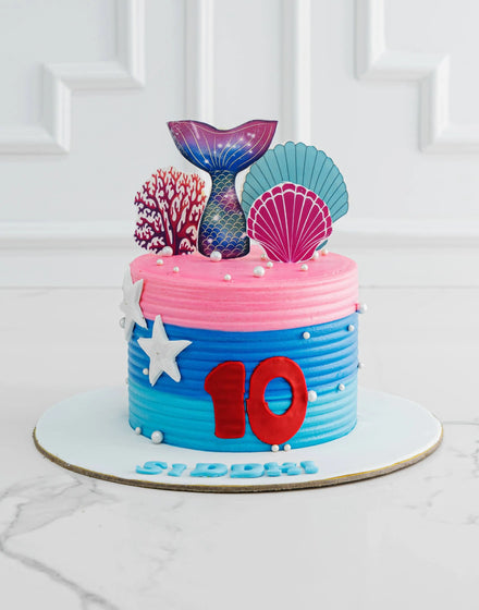 Pink Ocean Cake