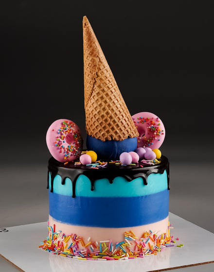 Donuts and Candy Cake