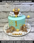 Teddy in basket Cake