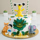 Jungle theme cake with Kid by Creme Castle