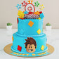 Roblox Theme Cake in 2 Tier by Creme Castle