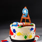 Painting Theme Cake with Canvas by Creme Castle