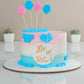 Baby Shower Theme Cake in Pastel by Creme Castle