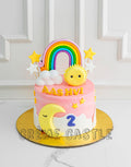 Rainbow and Sun Cake