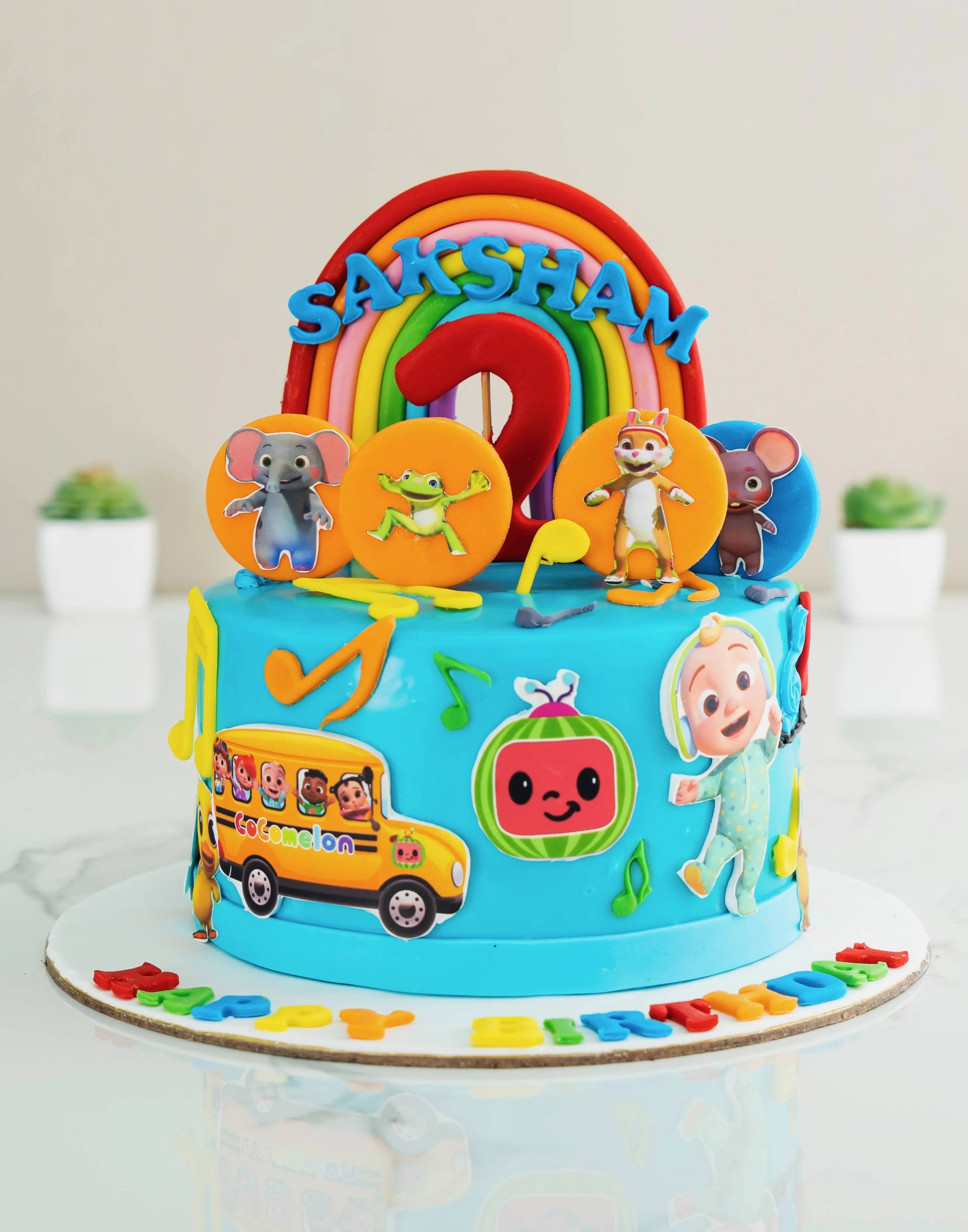 First Birthday Cake | Cocomelon, Princess theme β Creme Castle