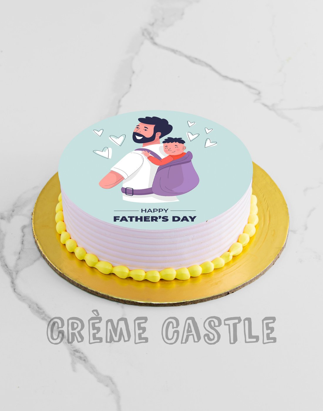 Fathers Day Piggyback Cake Creme Castle