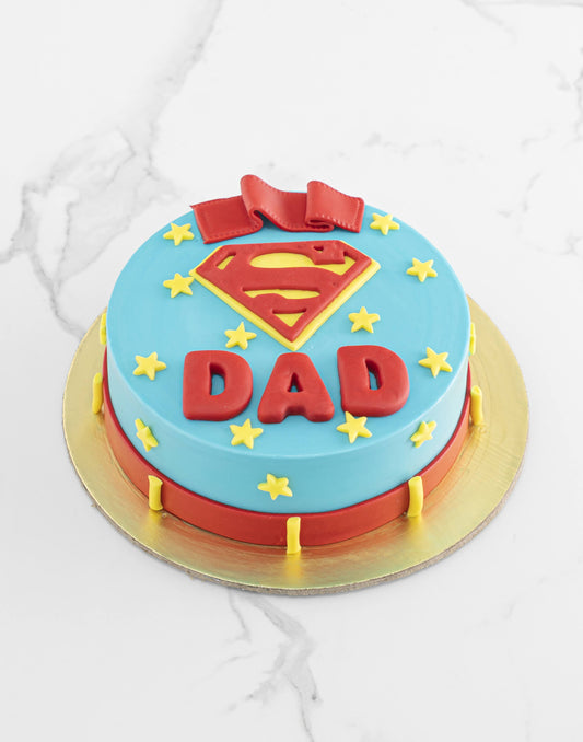 Superdad Starry Cake