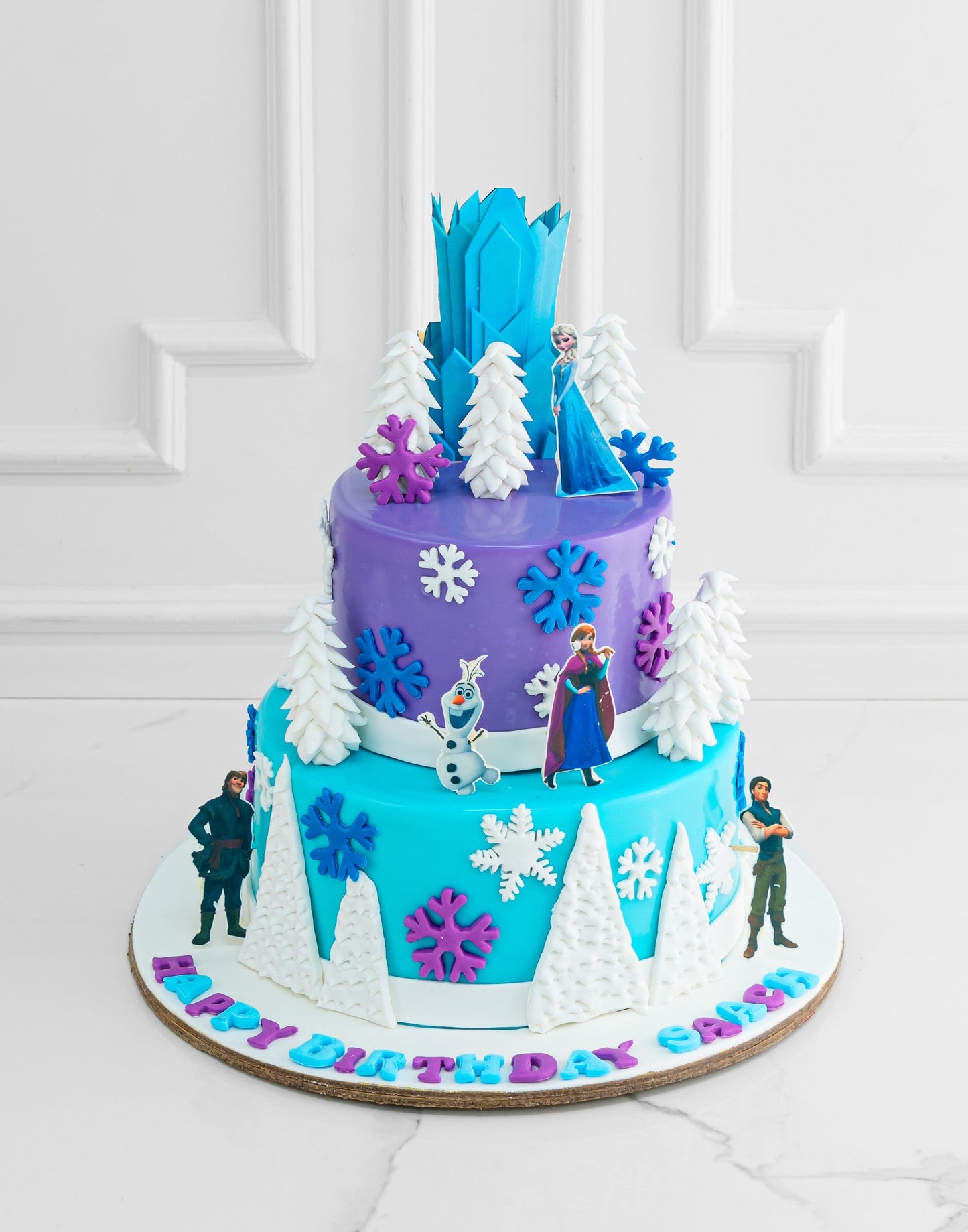 Frozen Throne Cake - Creme Castle