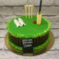 Cricket Cake with Pitch by Creme Castle