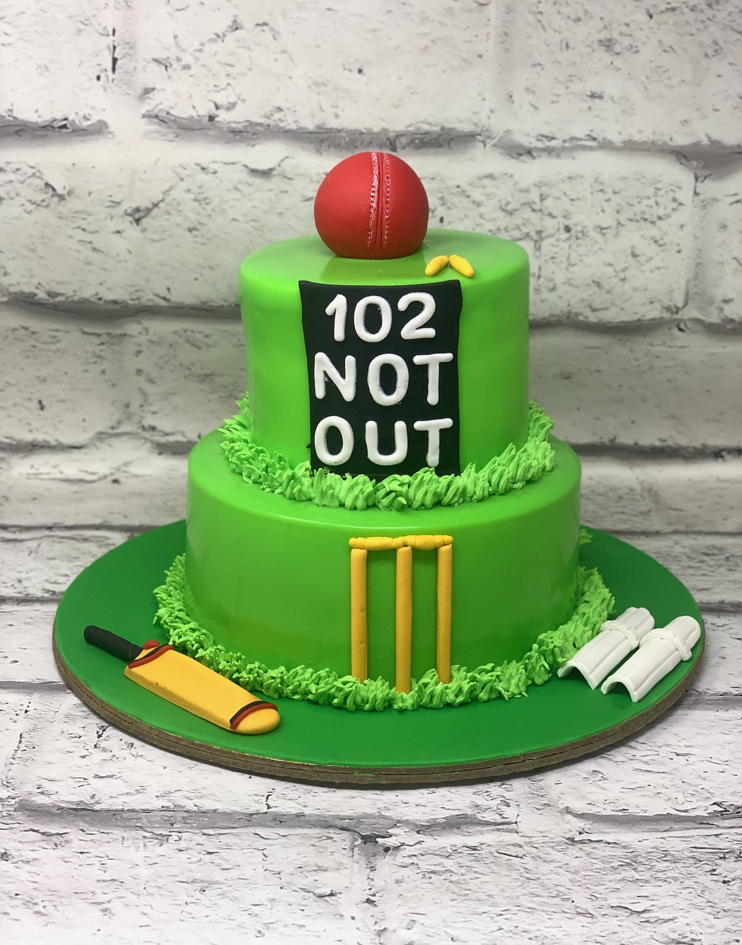 Cricket Cake in 2 Tier by Creme Castle