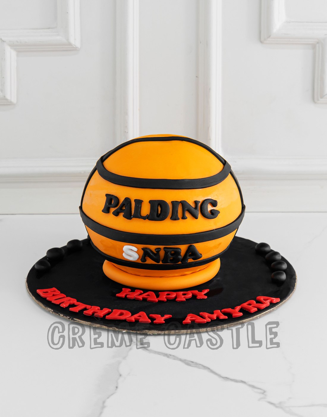 Basketball Pinata Cake Creme Castle