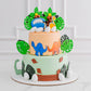 Dinosaur Theme Cake in 2 Tier by Creme Castle