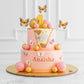 Buttercream Wrap Butterfly Cake - Creme Castle