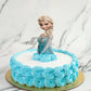 Frozen Theme Cake in Cream by Creme Castle