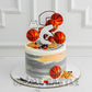 Basketball Minimal Cake Creme Castle