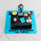 Boss Theme Cake with Laptop by Creme Castle