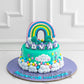 Pastel Rainbow Cloud Cake Creme Castle