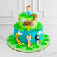 Jungle Water Cake - Creme Castle