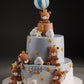 Pastel Teddy Tier Cake