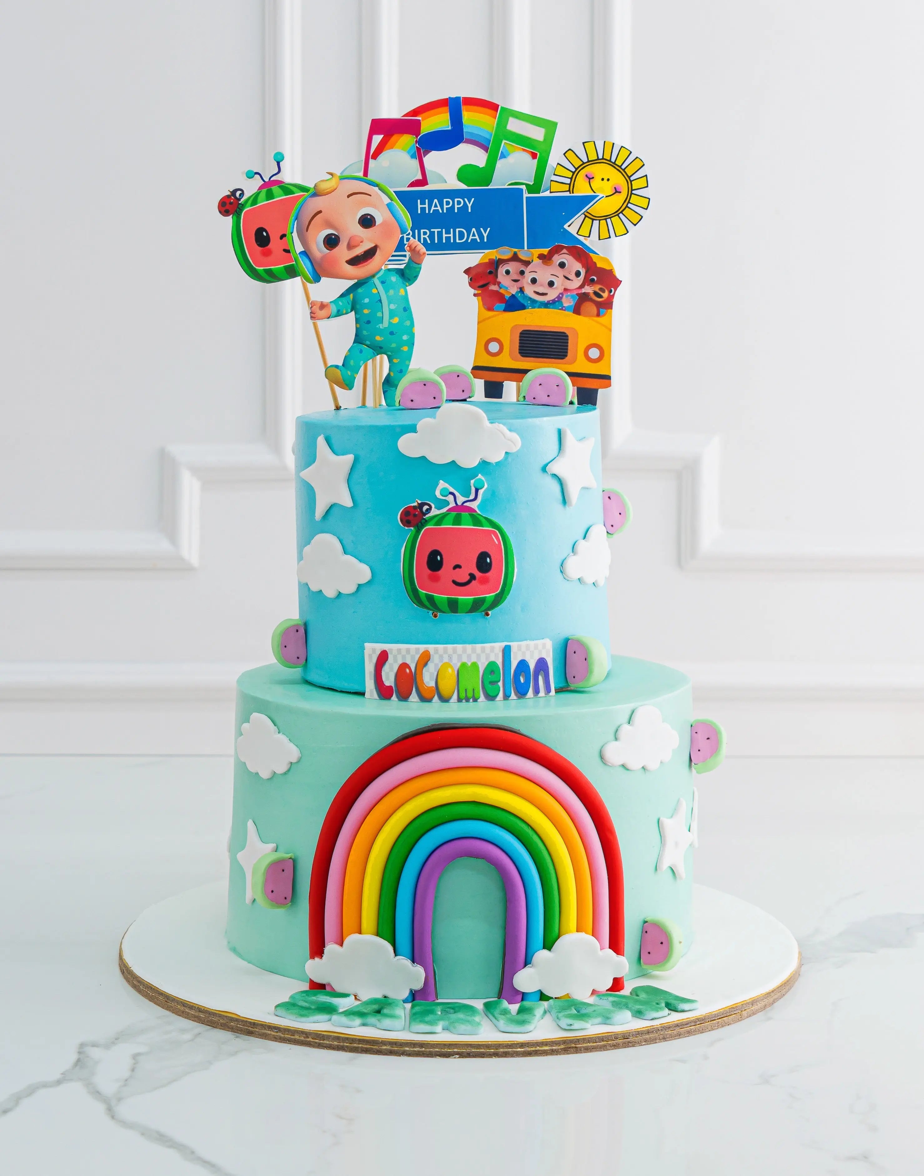 First Birthday Cake | Cocomelon, Princess theme β Creme Castle