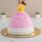 Pinkish Barbie Cake