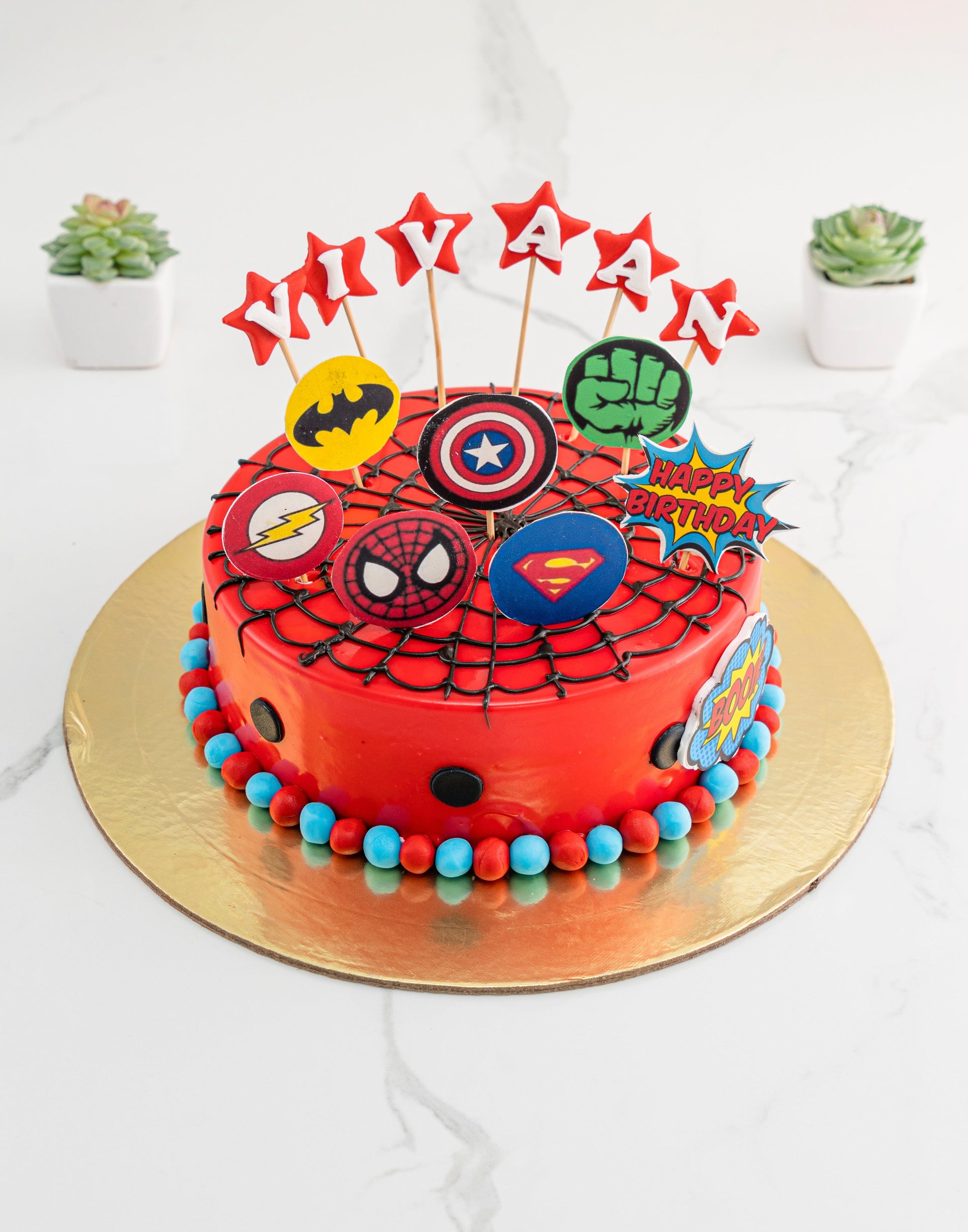 Spidey Avengers Cake