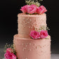 Floral Peach Cake