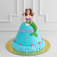 Mermaid Shape Cake- Creme Castle