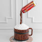 Beer Keg Falling Cake