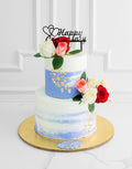Ombre Wedding Cake