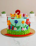 Bees Painted Cake