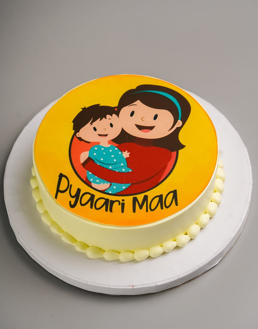 Maa Theme Cake