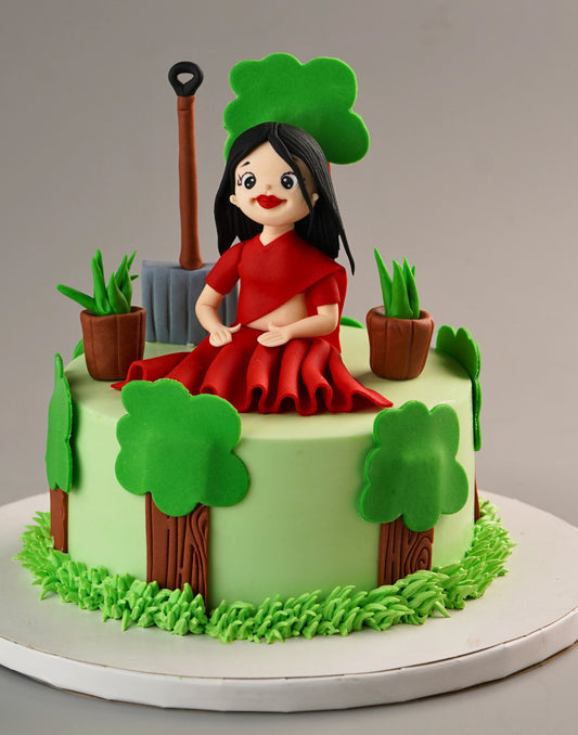 Cake for Gardening Lover Mom