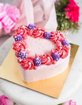 Floral Heart Cake