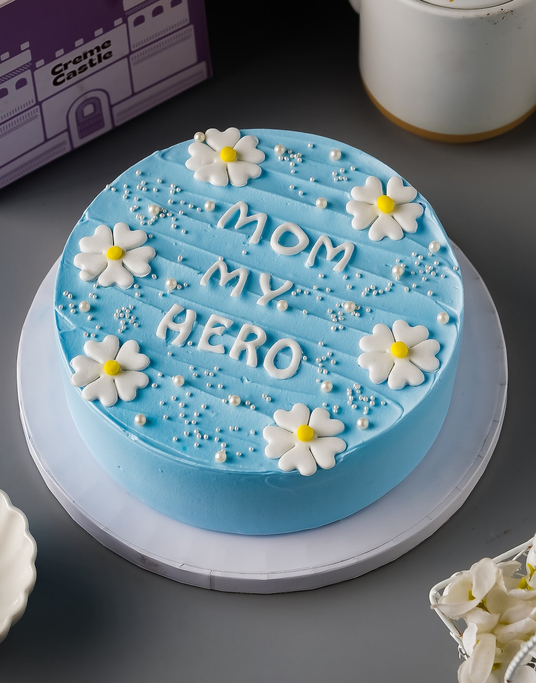 Bento Cake for Mom - Creme Castle