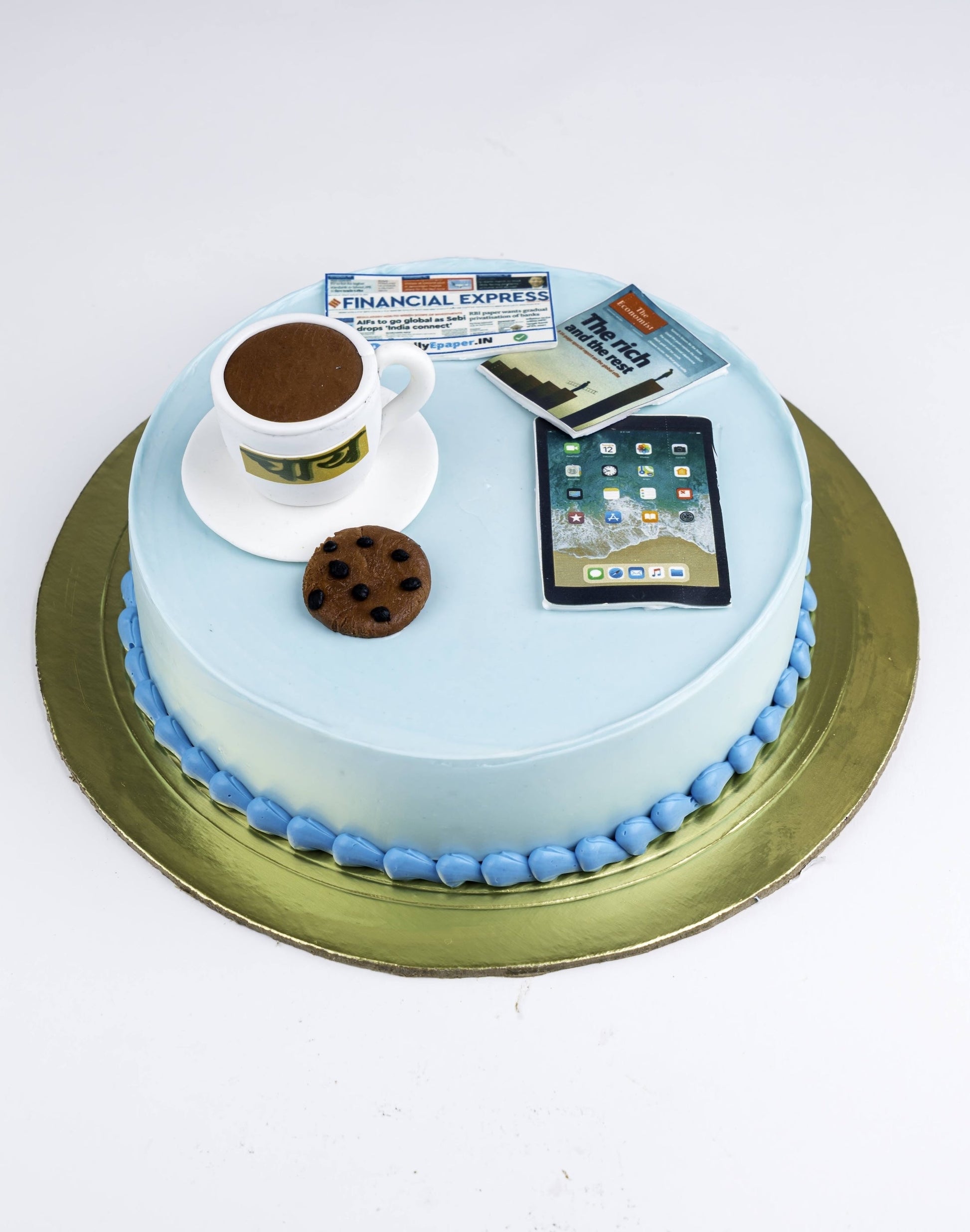 Chai Newspaper Fathers Day Cake