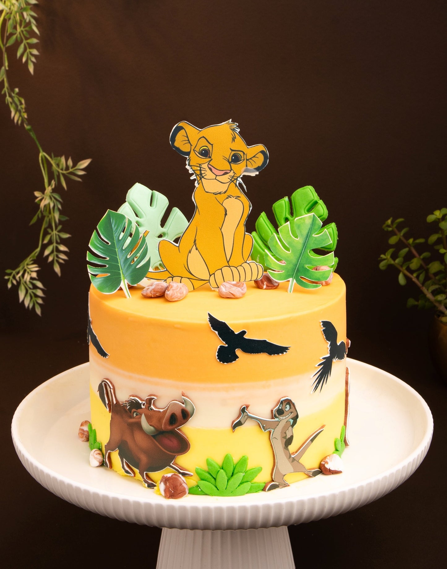 Simba Lion King Birthday Cake for Kids - Creme Castle